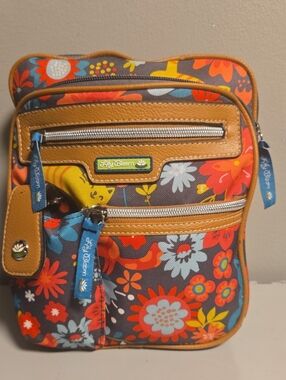 Lily Bloom Multicolor Floral Crossbody Bag